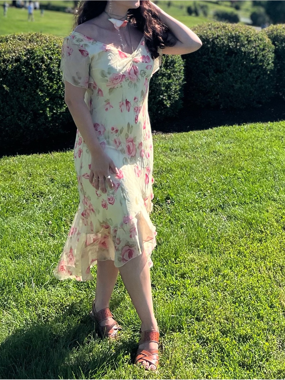 Y2K  Alyn Paige floral dress